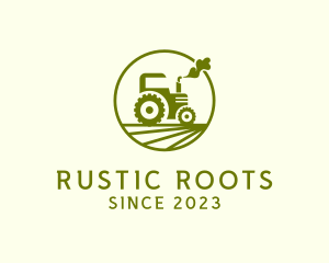 Rural - Tractor Farm Crop logo design