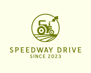 Driver - Tractor Farm Crop logo design