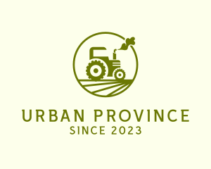 Province - Tractor Farm Crop logo design