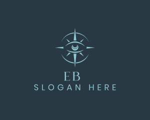 Mystical Eye Compass Logo