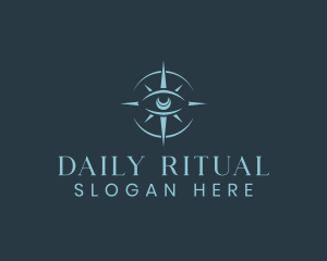 Mystical Eye Compass logo design