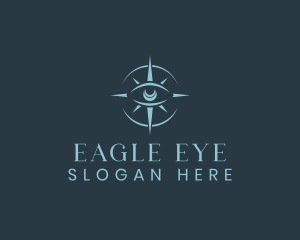 Mystical Eye Compass logo design