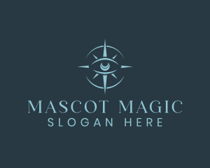 Mystical Eye Compass logo design