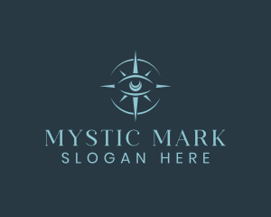 Mystical Eye Compass logo design