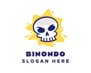 Skeleton - Skull Graffiti Artist logo design
