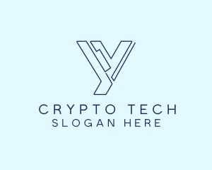 Crypto - Digital Crypto Tech logo design