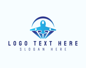 Logistics - Airline Aviation Plane logo design