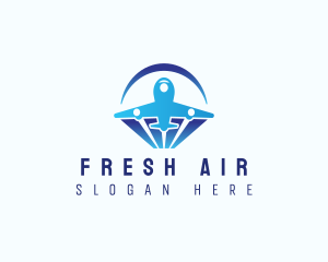 Airline Aviation Plane logo design