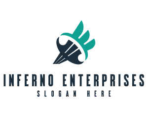 Enterprise Ring Wing logo design