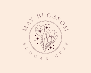 Flower Tulip Garden logo design