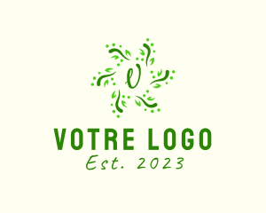 Environment Friendly - Natural Leaf Decor logo design