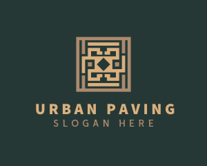 Pavement - Flooring Tiles Pavement logo design