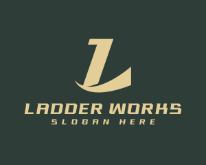 Swoosh Firm Letter L logo design