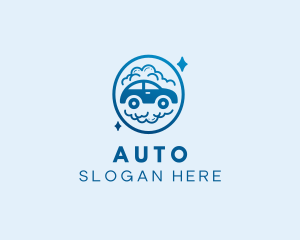 Car Bubble Washing  Logo