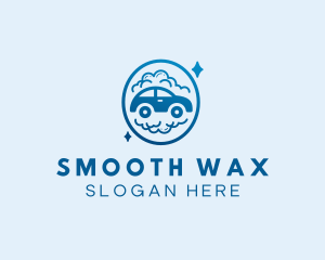 Car Bubble Washing  logo design