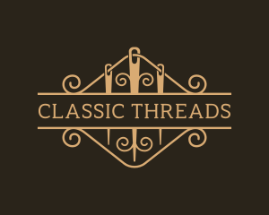 Needlecraft Thread Stitching logo design