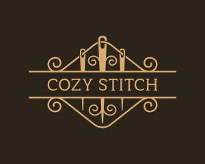 Needlecraft Thread Stitching logo design