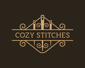 Needlecraft Thread Stitching logo design