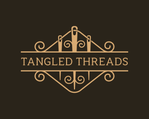 Needlecraft Thread Stitching logo design