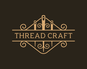 Needlecraft Thread Stitching logo design