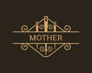 Knitter - Needlecraft Thread Stitching logo design