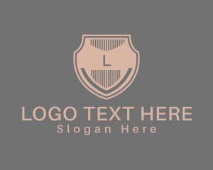 Security - Masculine Shield Security logo design