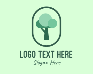 Tree Planting Organic Logo