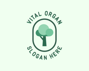 Tree Planting Organic logo design