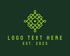 Flower Shop - Celtic Line Art Pattern logo design
