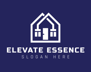 Real Estate House Structure Logo
