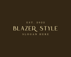 Gold Elegant Style logo design