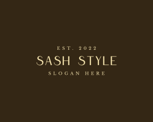 Gold Elegant Style logo design