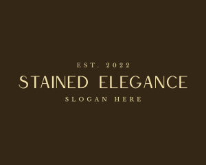 Gold Elegant Style logo design