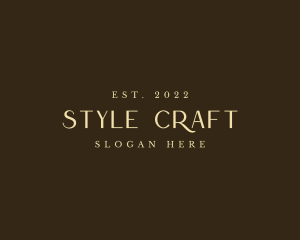 Gold Elegant Style logo design