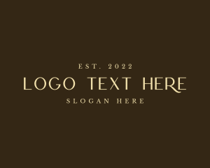 Luxurious - Gold Elegant Style logo design