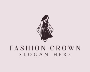 Feminine Dress Fashion logo design