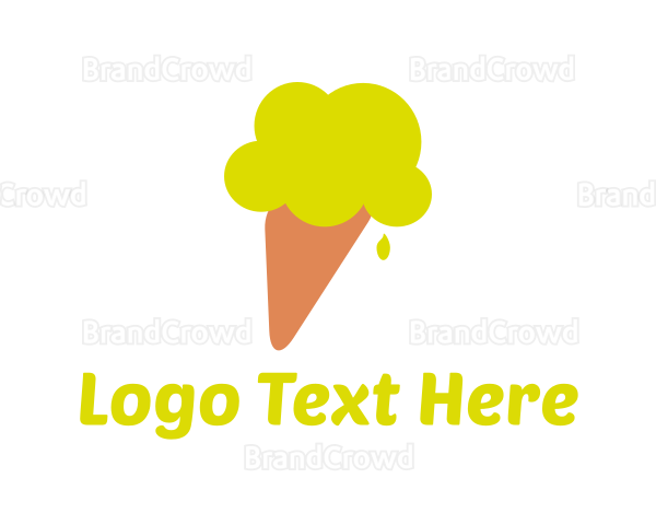 Lemon Lime Gelato Ice Cream Logo