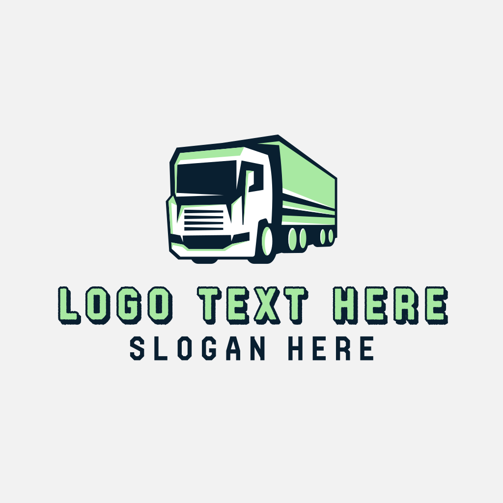 Cargo Truck Logistics Logo | BrandCrowd Logo Maker