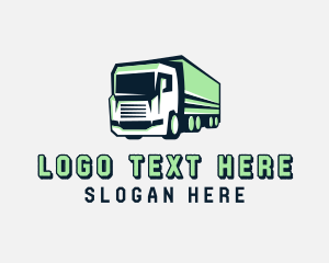 Truck - Cargo Truck Logistics logo design