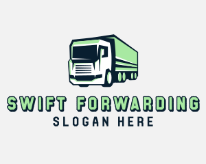 Cargo Truck Logistics logo design