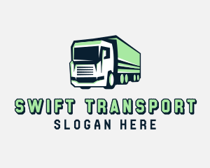 Cargo Truck Logistics logo design