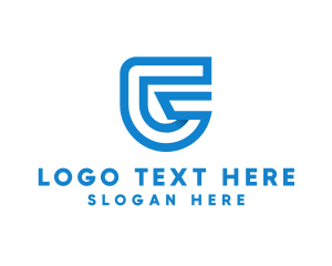 Gadgets - Blue Letter G logo design