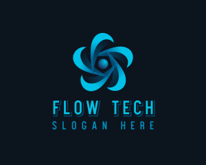 Digital Tech Fan logo design