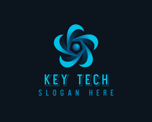 Digital Tech Fan logo design