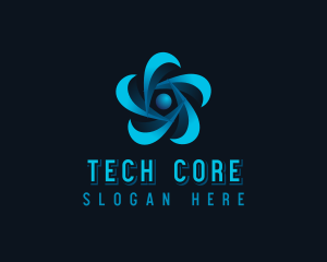 Digital Tech Fan logo design