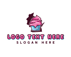 American - Wisconsin Frozen Custard logo design