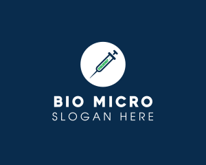 Microbiology - Medical Vaccine Laboratory logo design