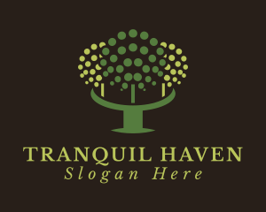 Peaceful - Fruit Tree Orchard Farm logo design