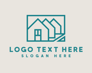 House Painting - Community House Builder logo design