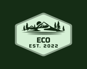 Mountain Climbing - Nature Travel Mountain logo design